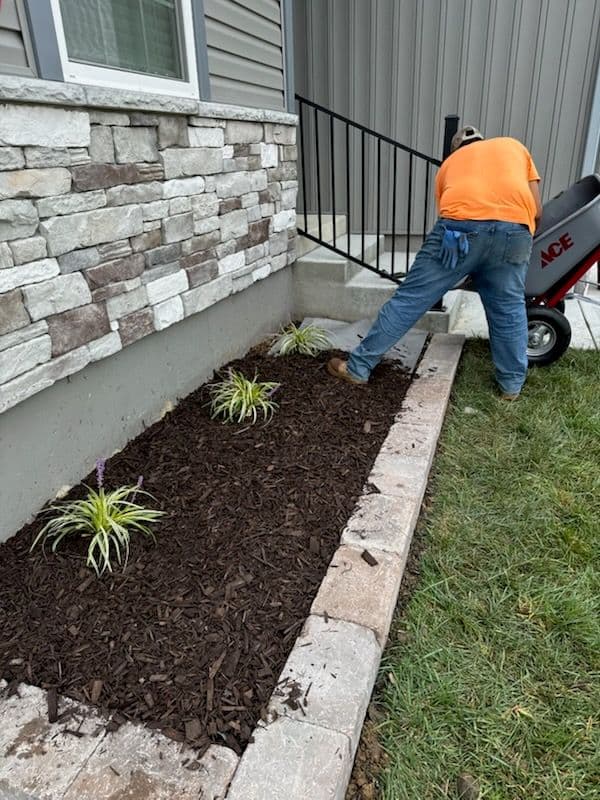 Gallery photos for Stone-Raised Flower Bed Transformation: Image #1