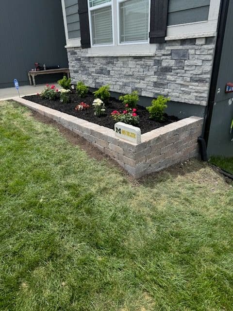 Stunning Flower Bed Transformation in Local Yard